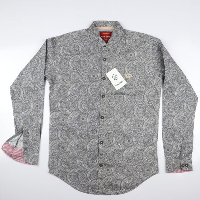 Flowers Printed Design Casual Shirts For Men HM-5051