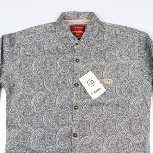 Flowers Printed Design Casual Shirts For Men HM-5051