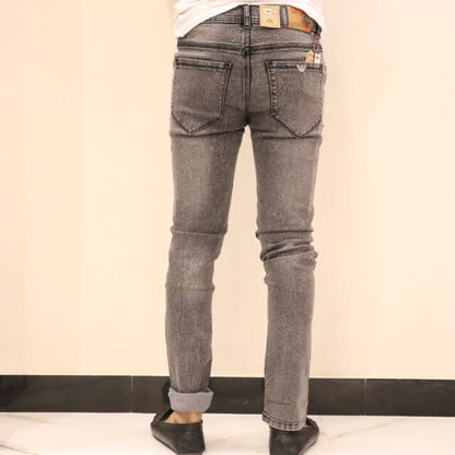 Light Black Jeans Pant For Men Casual Wear #5108