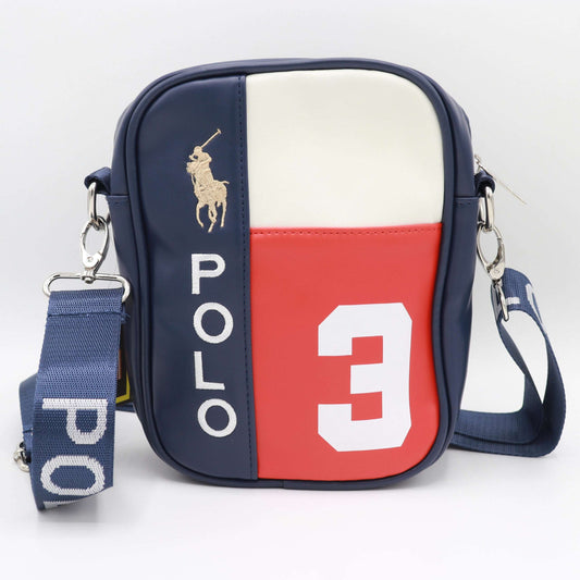 Polo Cross Body Famous Leather Men's Bag PCB-Blue-05