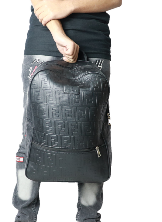 Fendi Imported Bag Pack For Men 15164F-Black