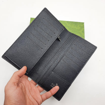 Classic Bi-Fold Gu.ci Wallet With Box AAA62665# Black