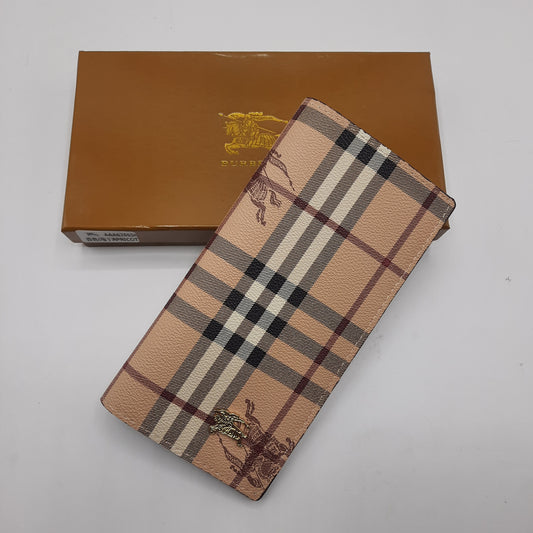 Classic Bi-Fold  Bur.Bery Wallet With Box AAA62665#APRICOT