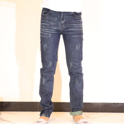 Greenish Blue Jeans Pant For Men Casual Wear #5112