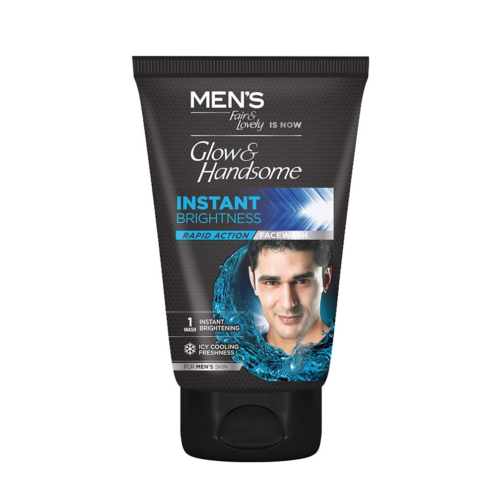 Men’s Fair & Lovely Glow & Handsome Instant Brightness Rapid Action Facewash