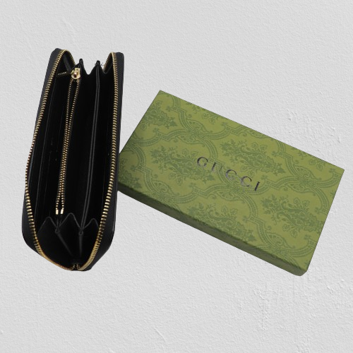 Stunning Gu.ci Wallet for Ladies 60017-Black