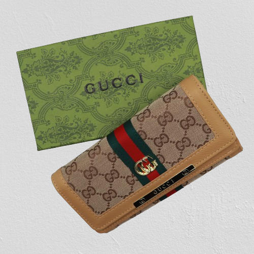 Stunning Gu.ci Wallet for Ladies 108-Apricot