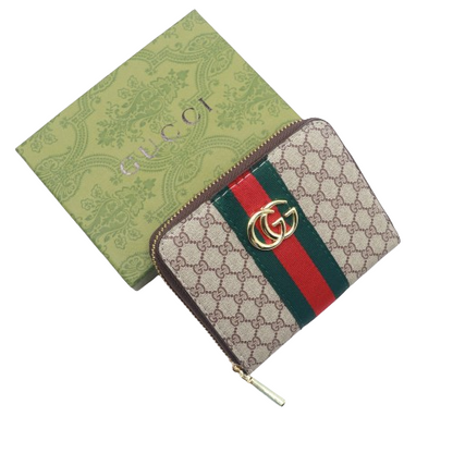 Gu.ci Zip Around Wallet for Women 60067- Apricot Small