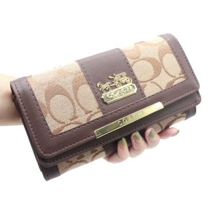 New Arrival Coa.ch Wallet for Women 991-Coffee