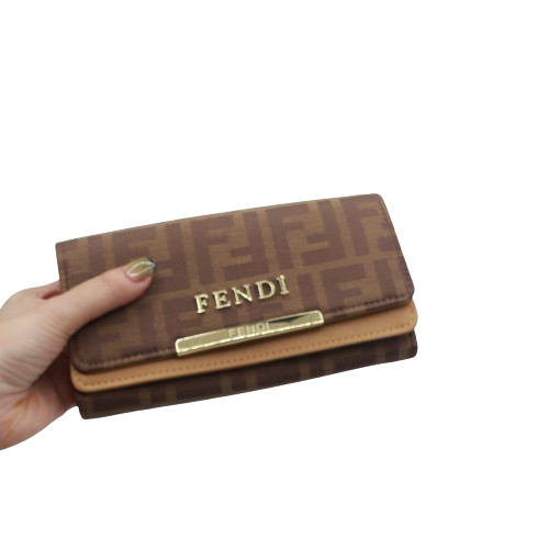 Fashion Fendi Wallet for Women 875-Apricot