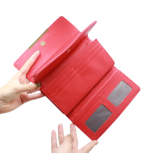 Latest L,V Wallet for Women 2015- Red