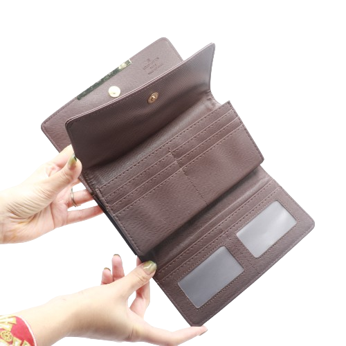 Latest L,V Wallet for Women 2015-6 Coffee