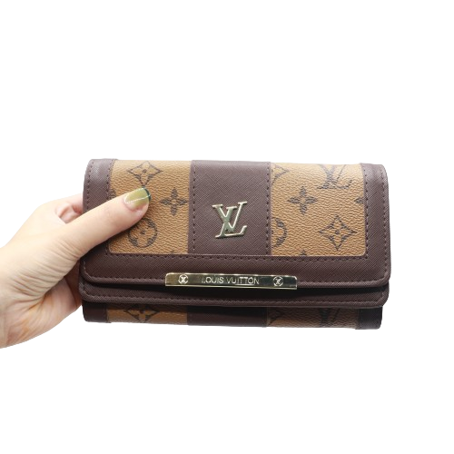 Latest L,V Wallet for Women 2015-6 Coffee