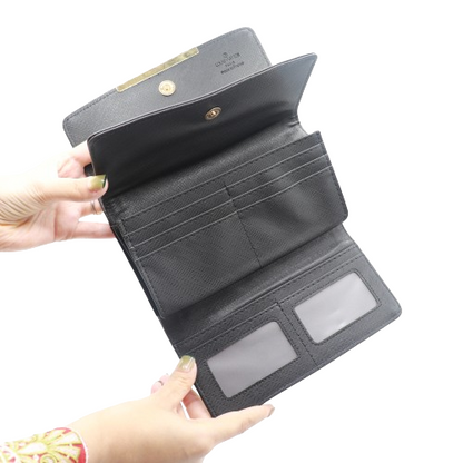 Latest L,V Wallet for Women 2015-9 Black