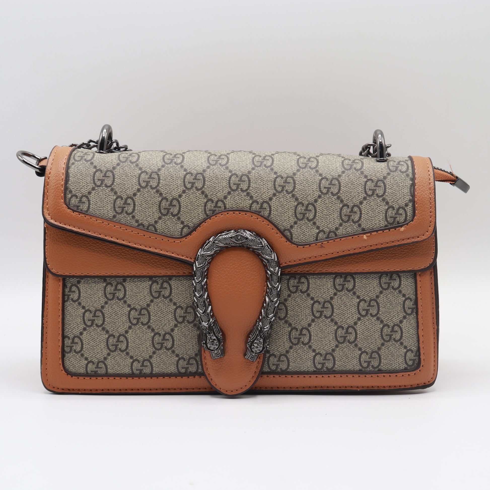 Iconic Gu.ci Monogram Handbag For Ladies GU12