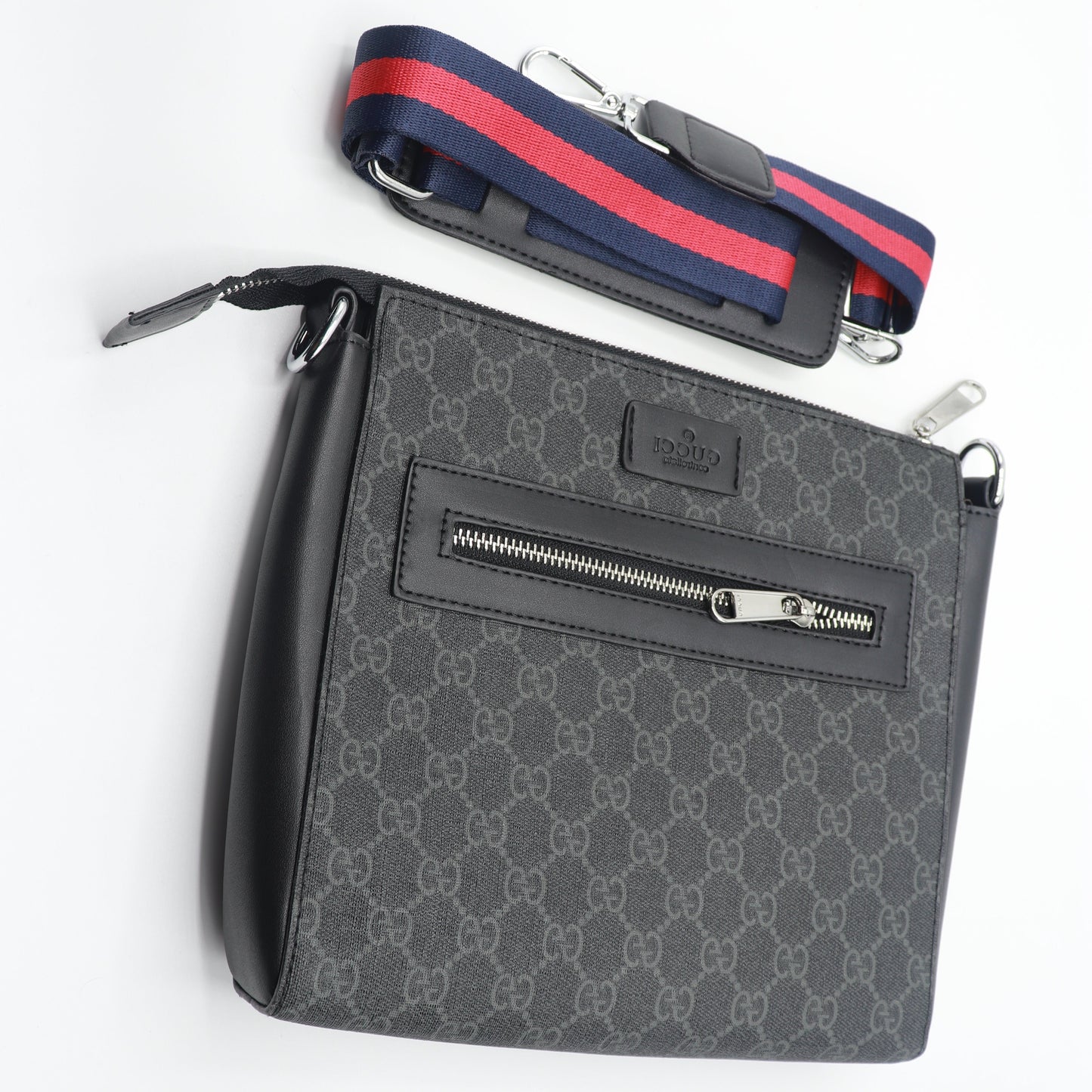 Gu.ci Monogram Shoulder Bag G-68012