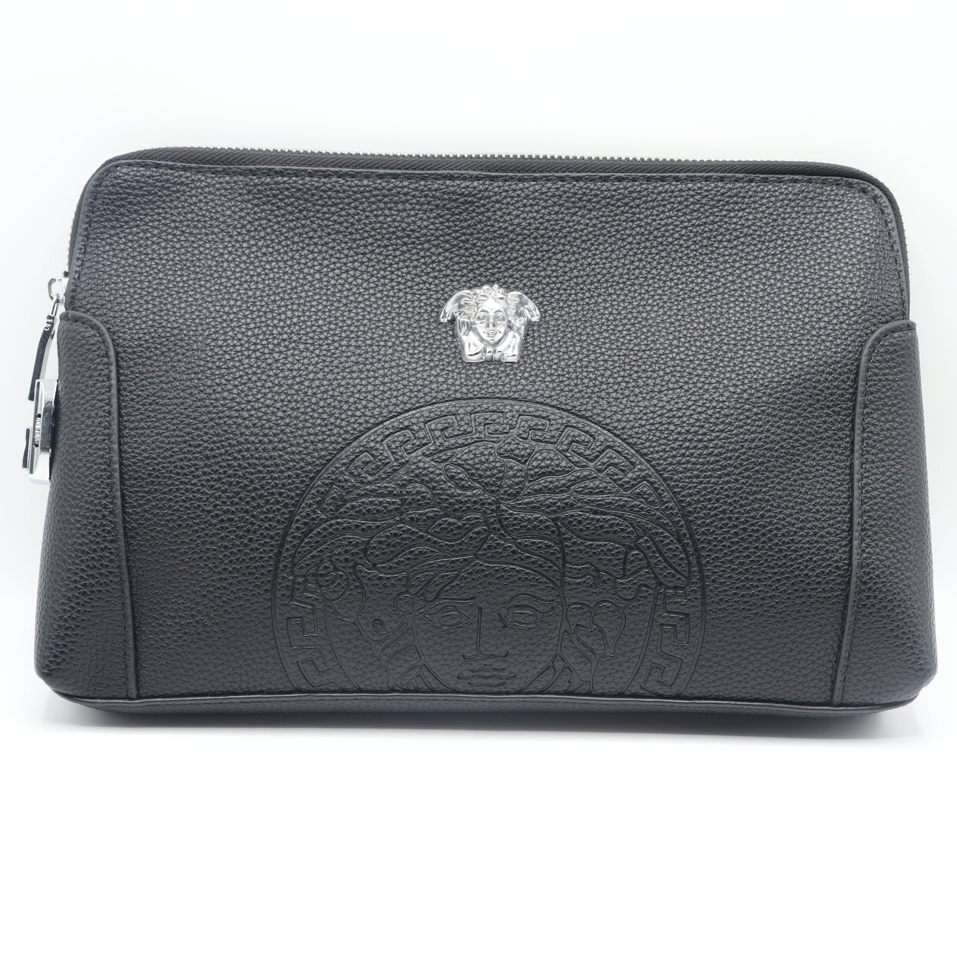 New Ver.sace Clutch leather Bag With Lock V-649