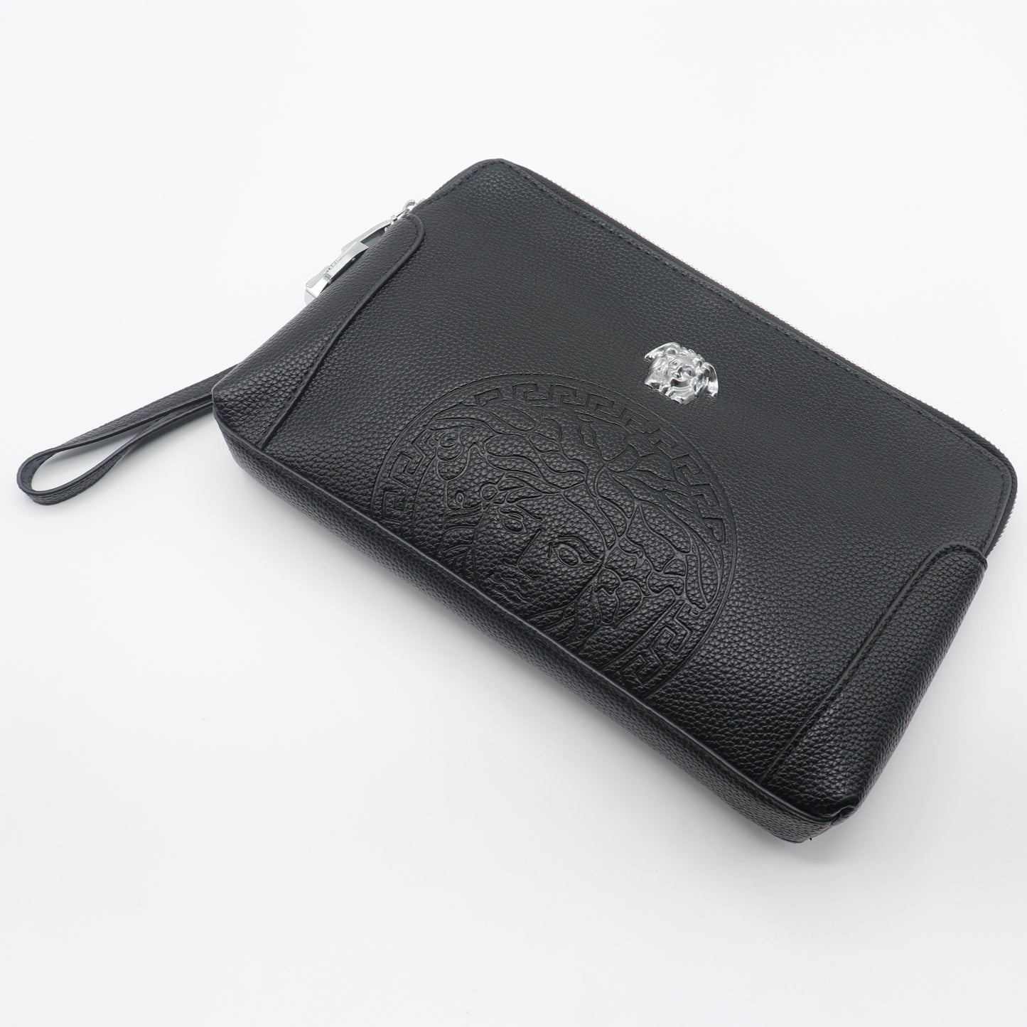 New Ver.sace Clutch leather Bag With Lock V-649