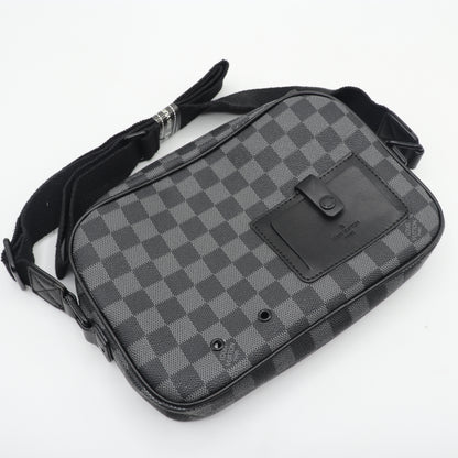 L.V Messenger Bag with Box - Luxury Monogram Eclipse Canvas Black | 9831