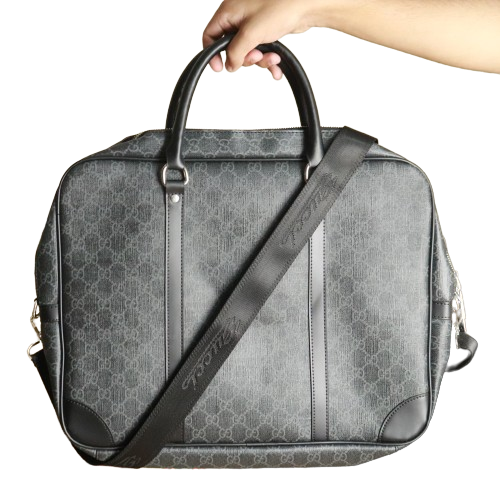 Gu.ci Large Laptop Bag for Men | 8632-Balck