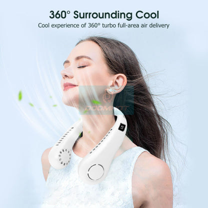 Portable Bladeless Air Cooling Neck Fan PBF-02