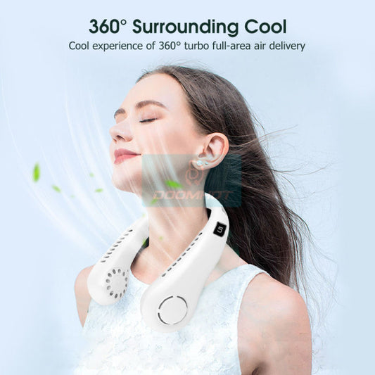 Portable Bladeless Air Cooling Neck Fan PBF-02