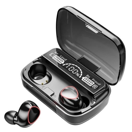 M10 TWS Earbuds | Waterproof LED Display | Touch Control