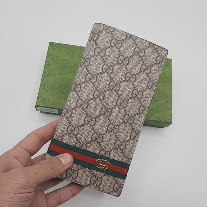 Classic Bi-Fold  Gu.ci Wallet With Box AAA62665#APRICOT