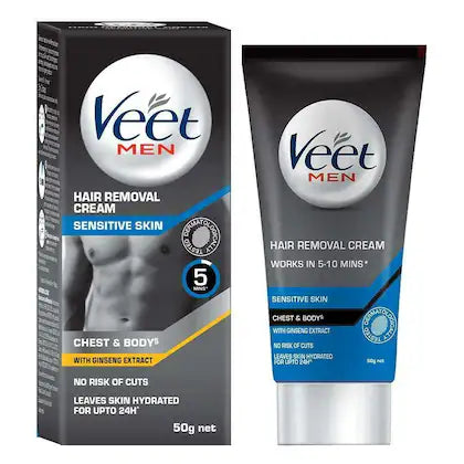 Veet Men Sensitive Skin Hair Removal Cream